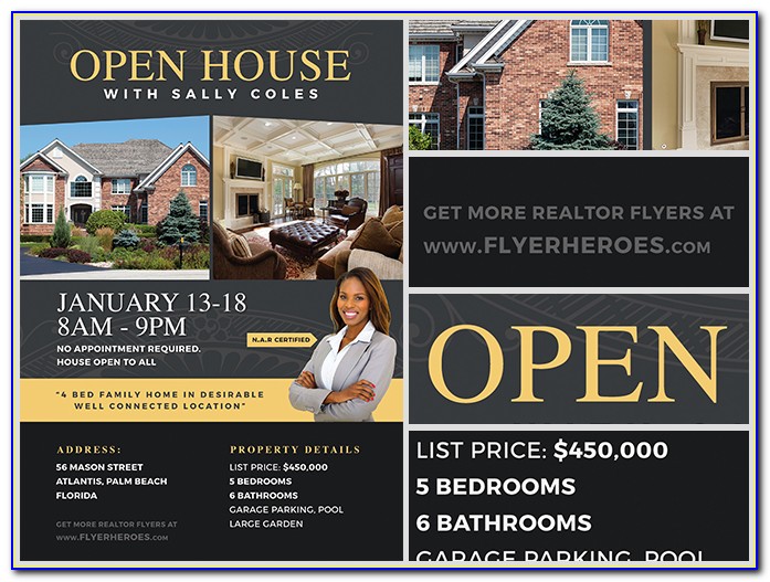 Open House Flyer Template Free
