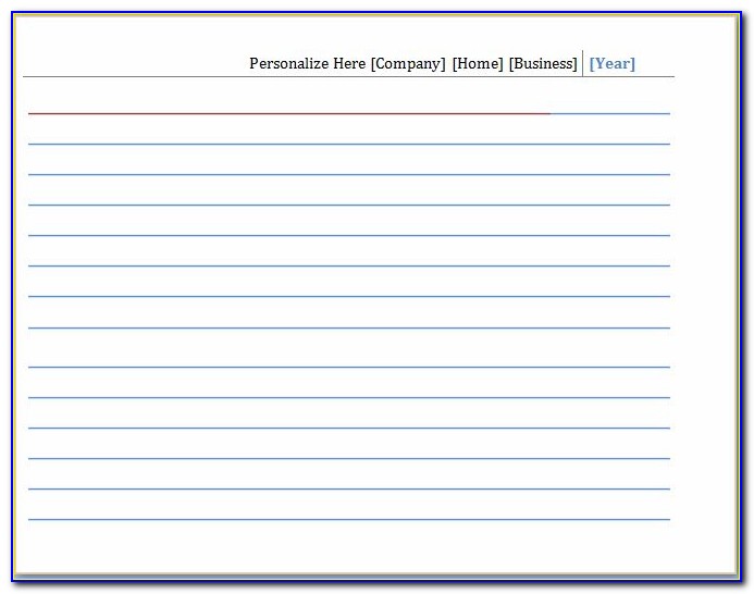 Printable Blank Note Card Template
