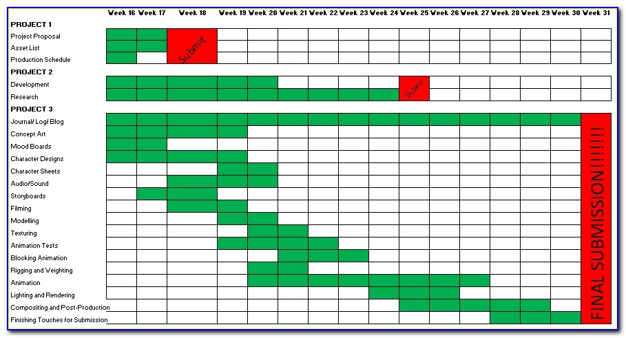 Production Schedule Template Excel Spreadsheet Exceltemp