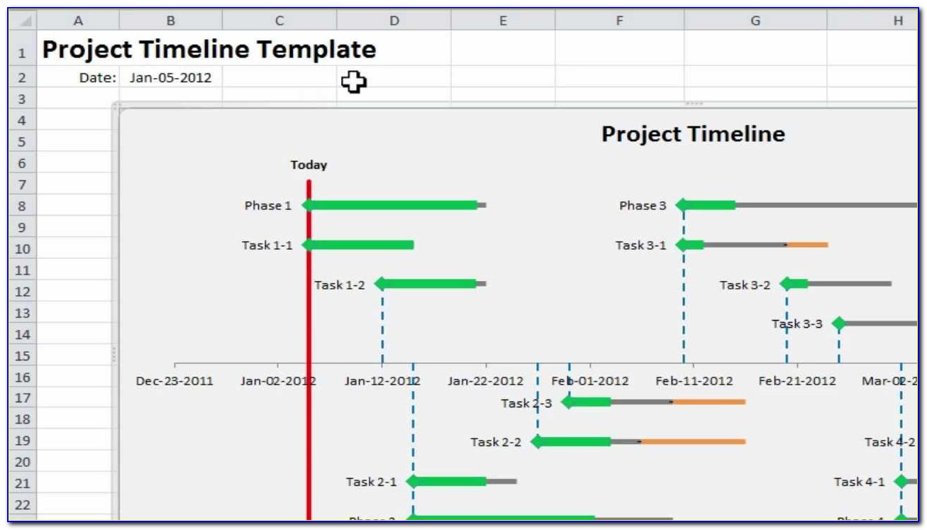 Project Timeline Template Word