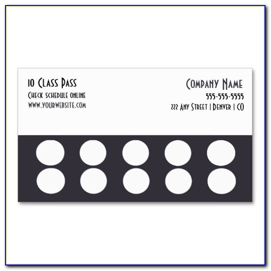 Punch Card Templates