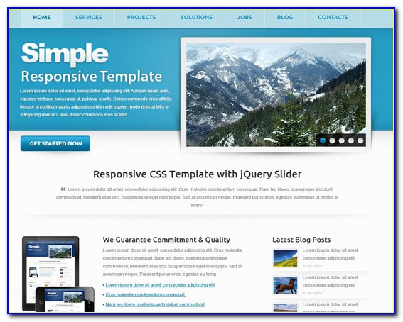 Responsive Website Templates Free Download Bootstrap