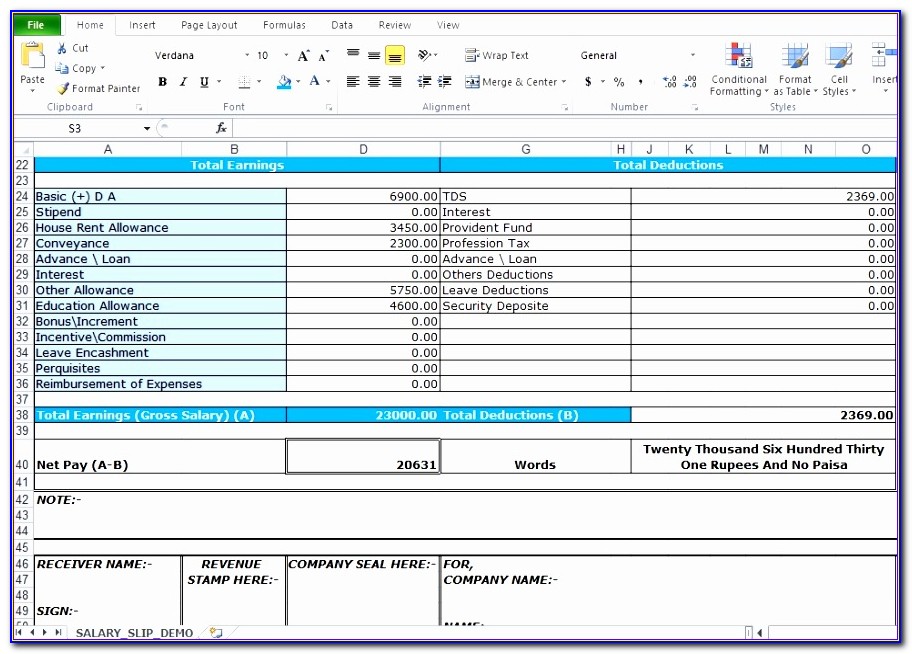 Pay Stub Excel Template Crqhh Luxury Salary Slip Format In Excel Free Download Excel Tmp