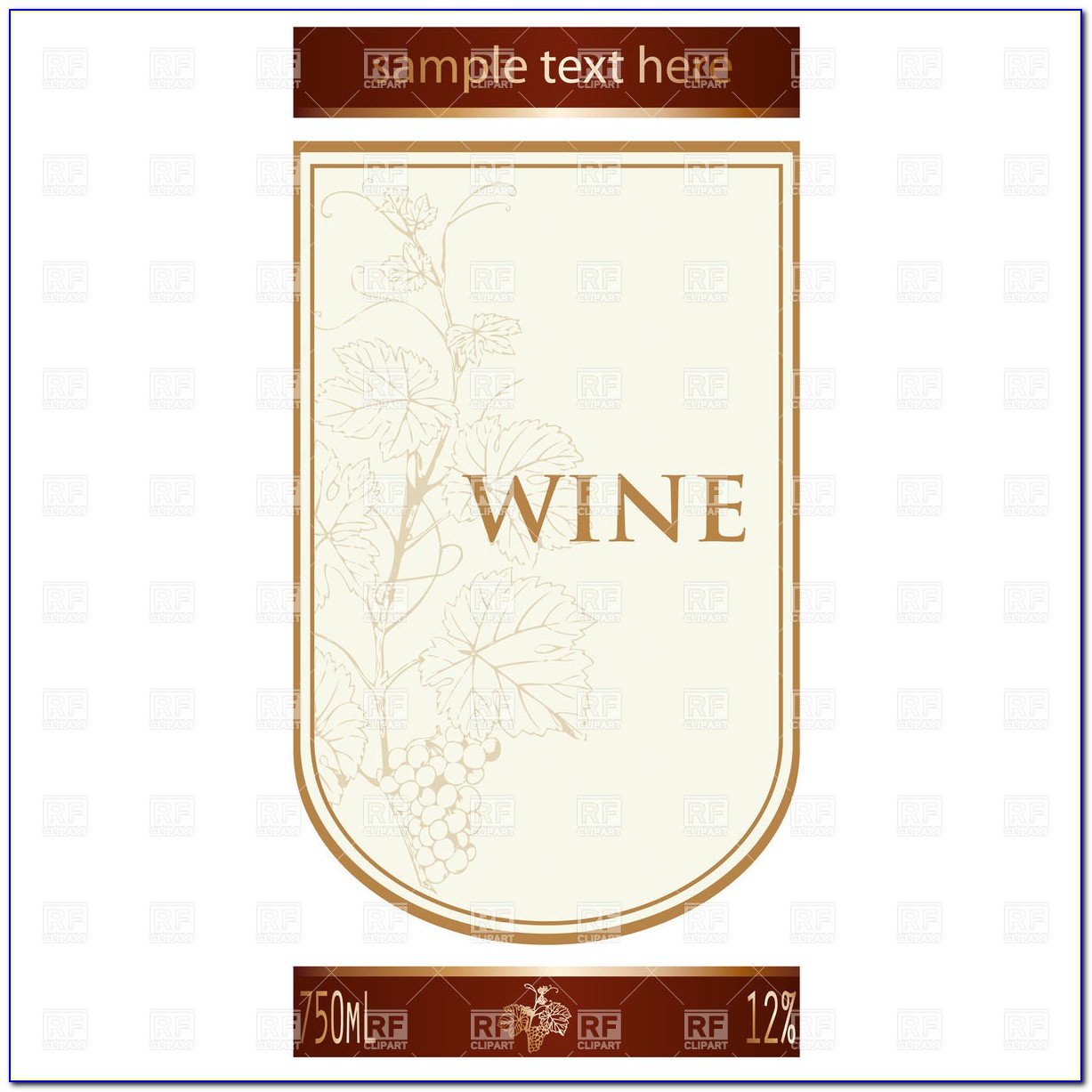 Wine Label Template Free Download