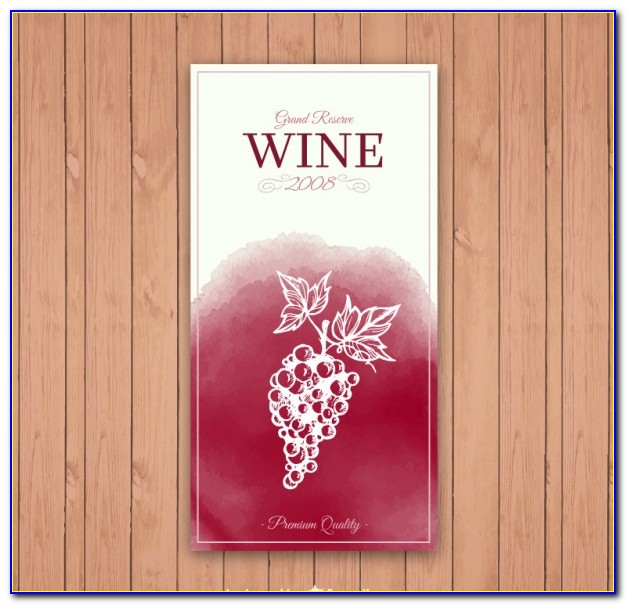 Wine Label Template Illustrator Free