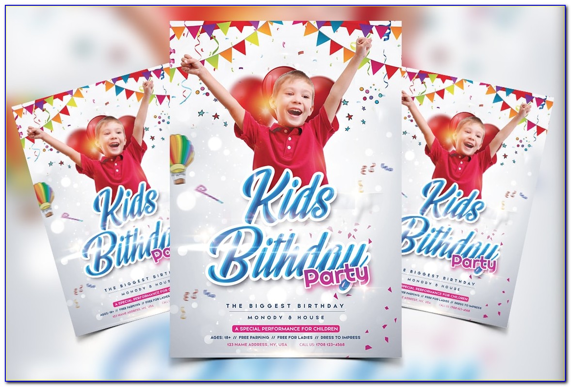 Birthday Flyer Templates For Microsoft Word
