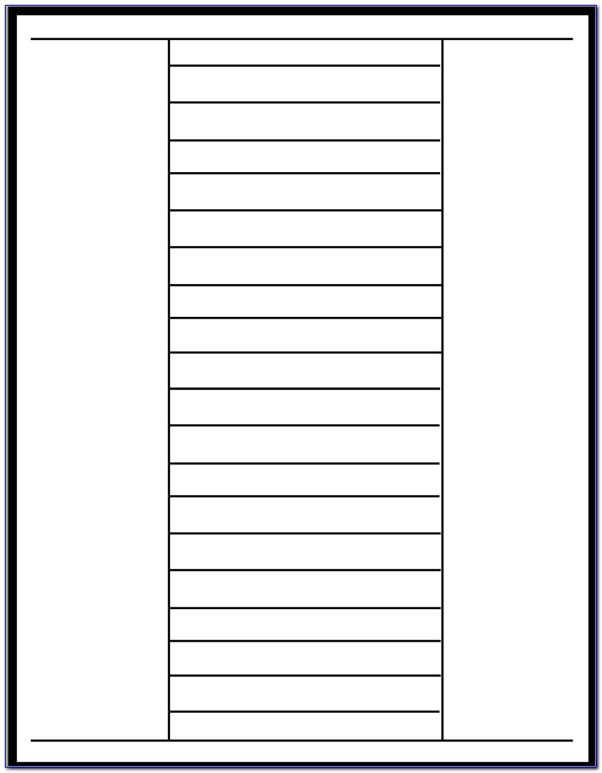 Divider Tabs Template For Binders