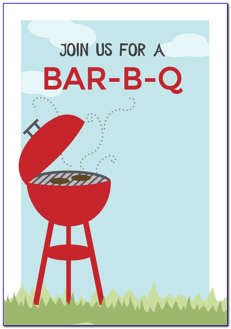 Free Bbq Invitation Templates For Word