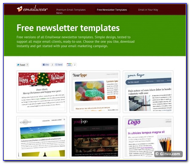 Free Editable Newsletter Template