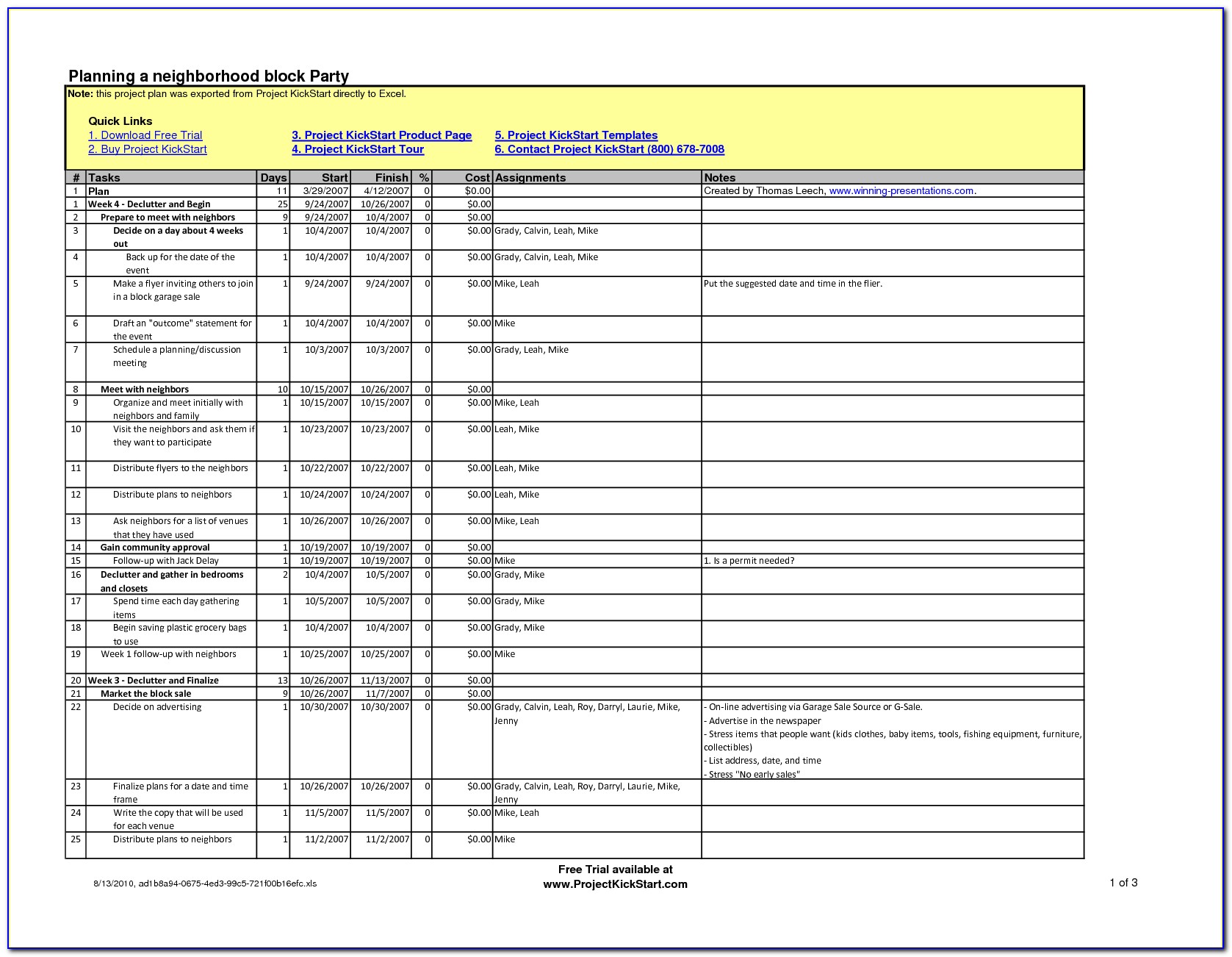 Free Excel Project Management Tracking Templates Excel