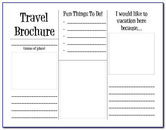 Free Printable Bi Fold Brochure Templates