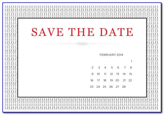 Free Printable Save The Date Templates