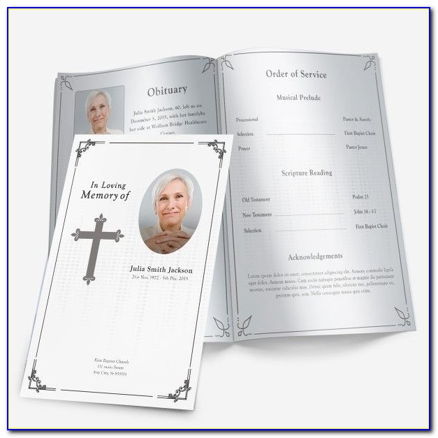Funeral Programs Templates Software