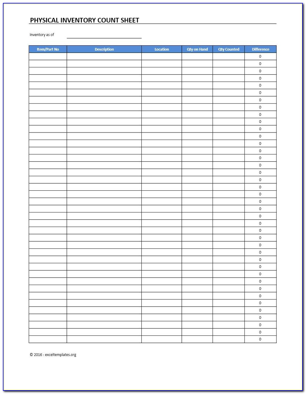 Inventory Spreadsheet Template Numbers
