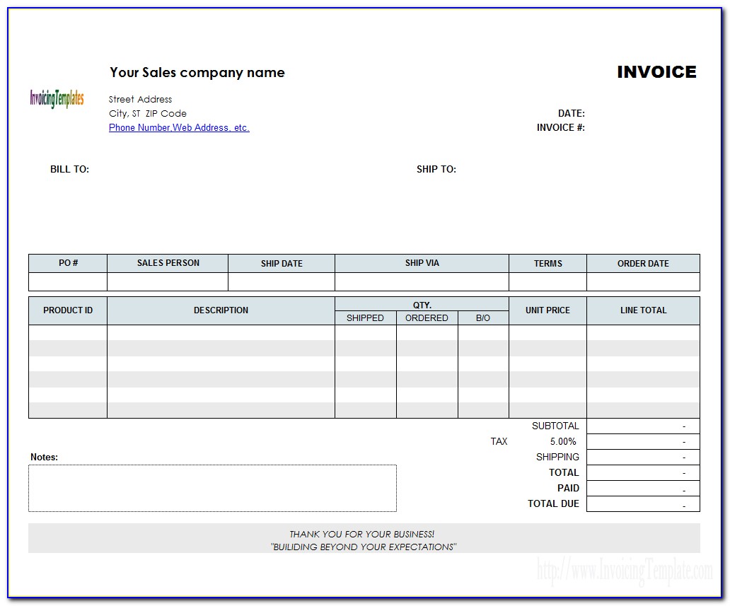Landscaping Invoice Samples