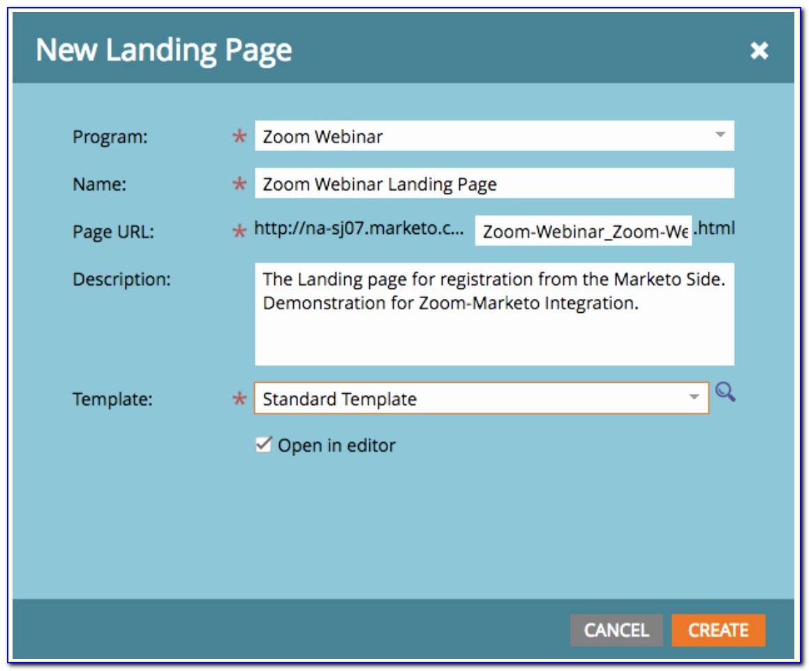 Marketo Responsive Landing Page Templates