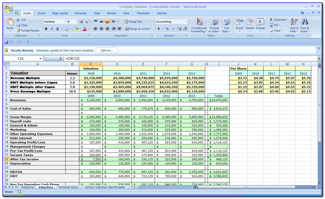 Microsoft Excel Spreadsheet Templates Free Download