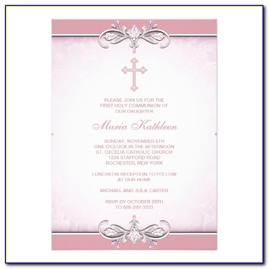 My First Holy Communion Invitation Templates