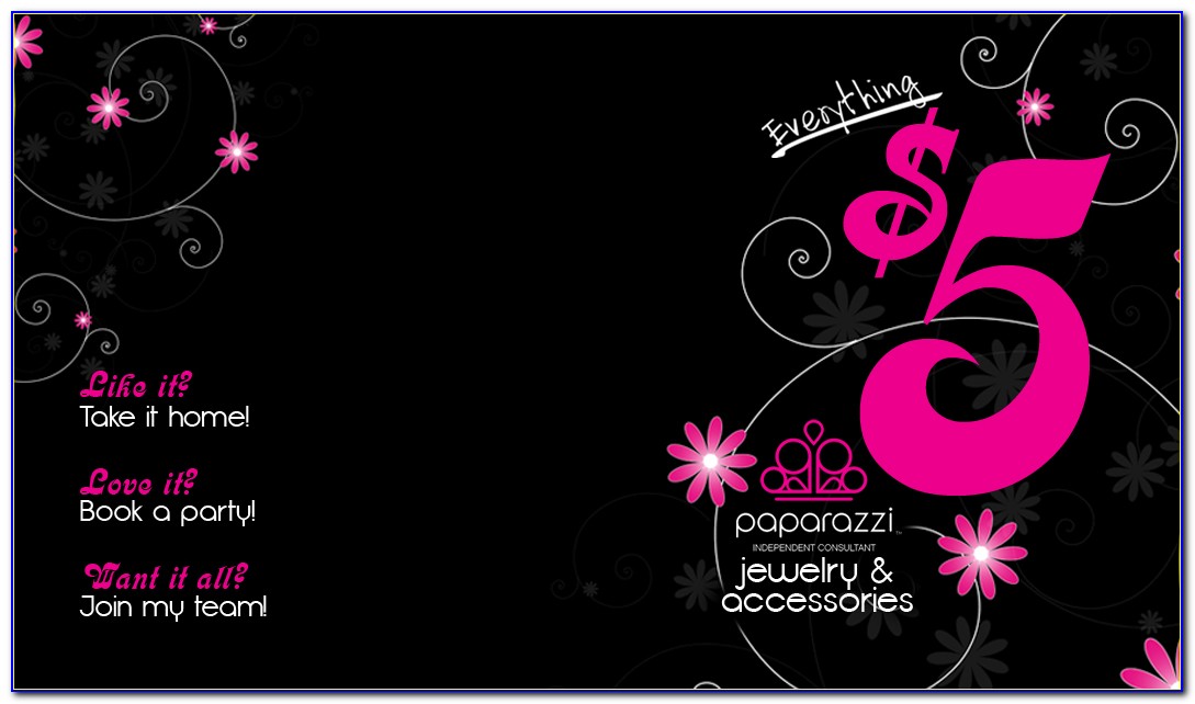 Paparazzi Accessories Business Card Template