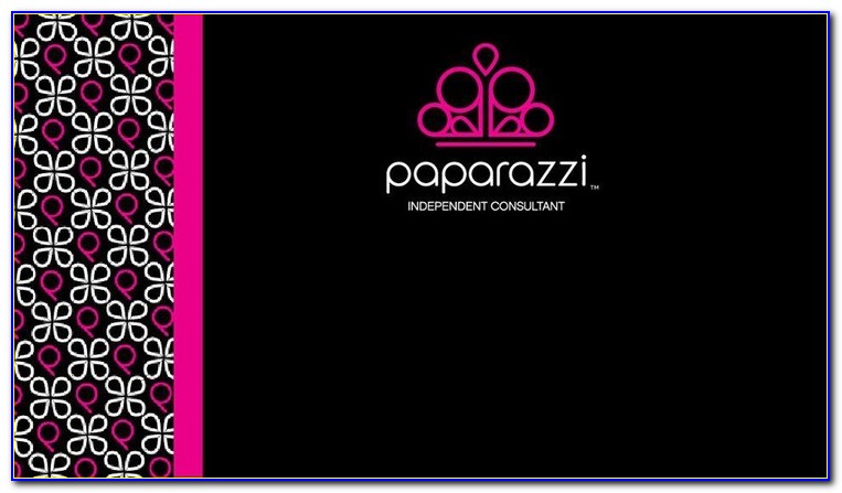 Paparazzi Business Card Templates Free