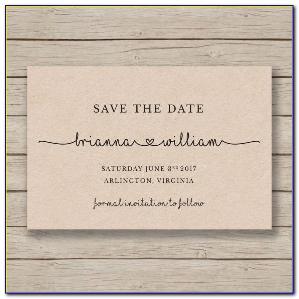 Save The Date Templates Word