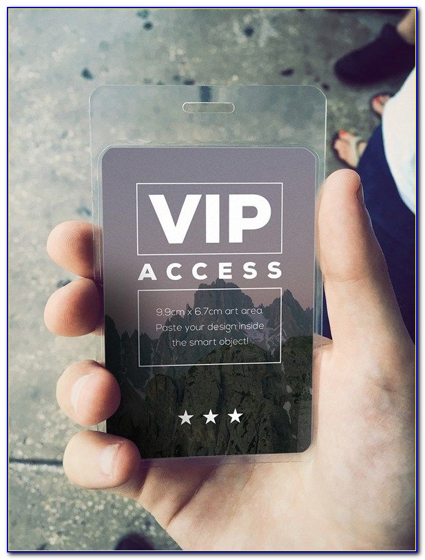 Vip Pass Template Download
