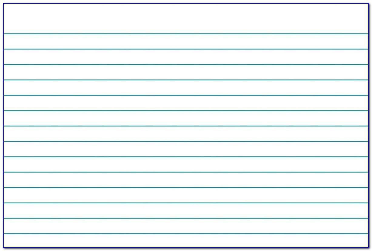 Avery Index Card Template For Word