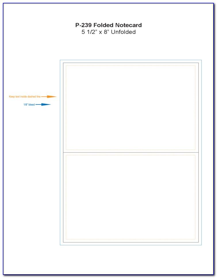 Blank Note Card Templates Free
