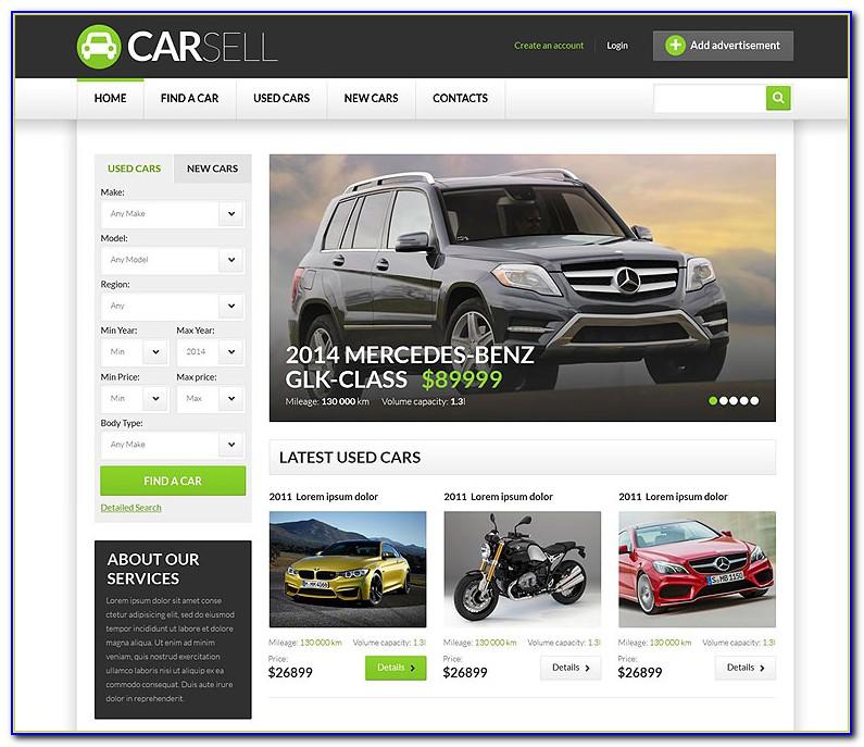 Car Dealer Website Template Wordpress Free
