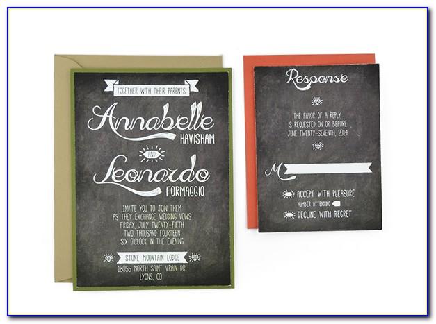 Chalkboard Party Invitation Template Free