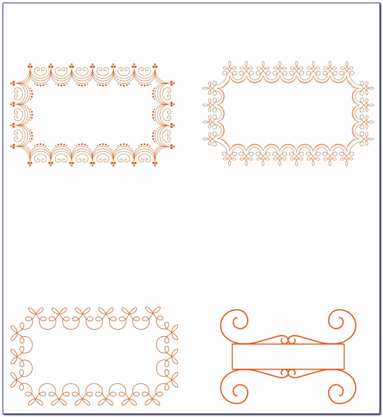 Christmas Place Cards Template Free