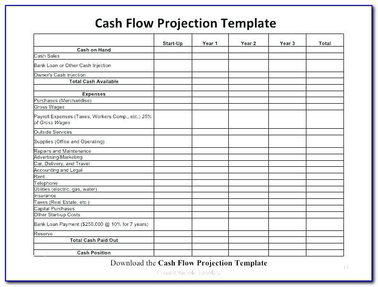 Daily Cash Flow Forecast Template Excel