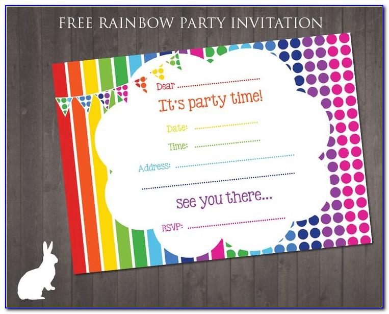 Donut Party Invitation Template Free