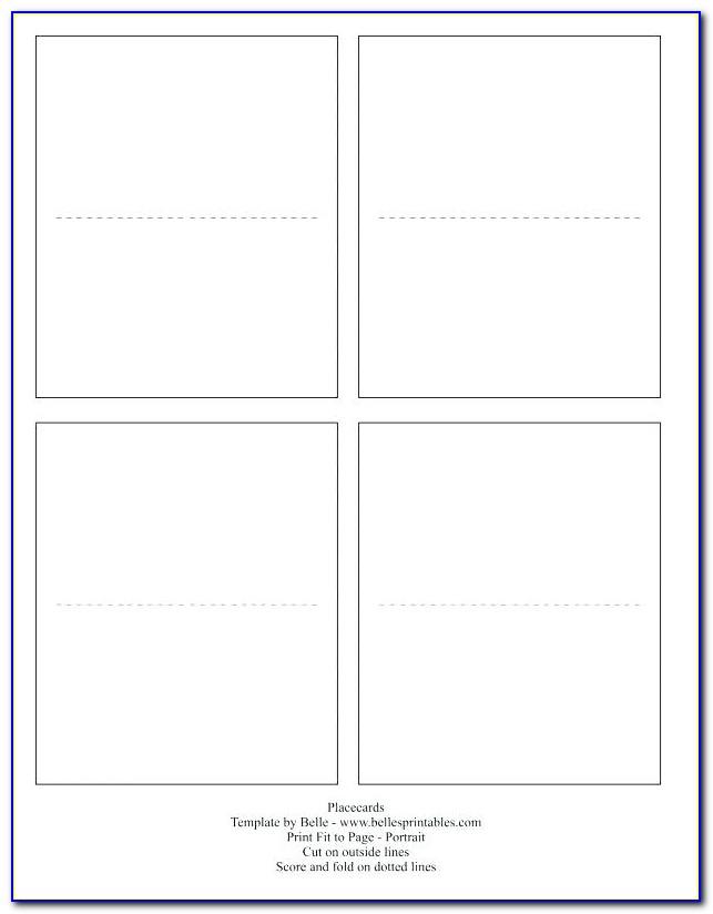 Double Sided Name Tent Template Powerpoint