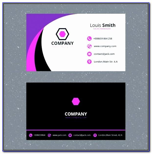 Download Business Card Template Word 2010