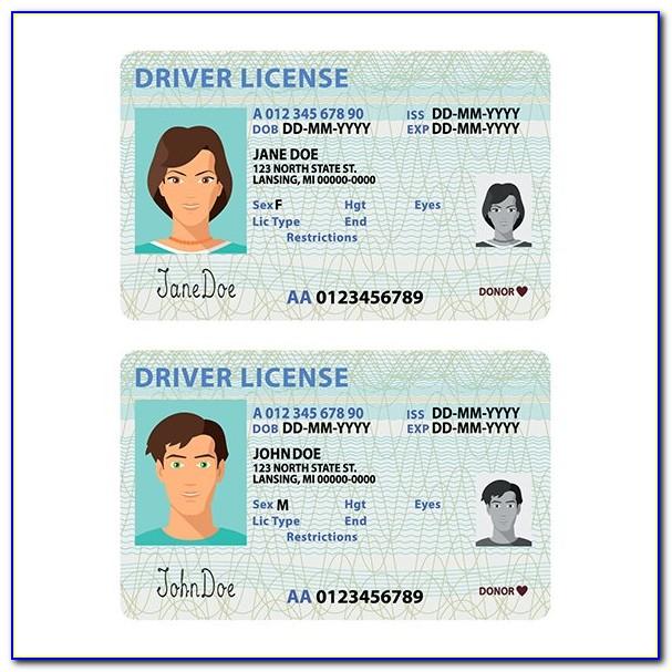 Drivers License Template Software
