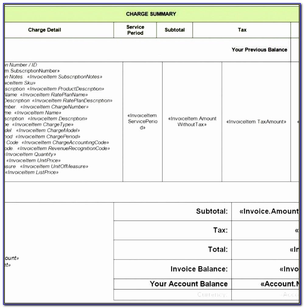 Electrical Invoice Format
