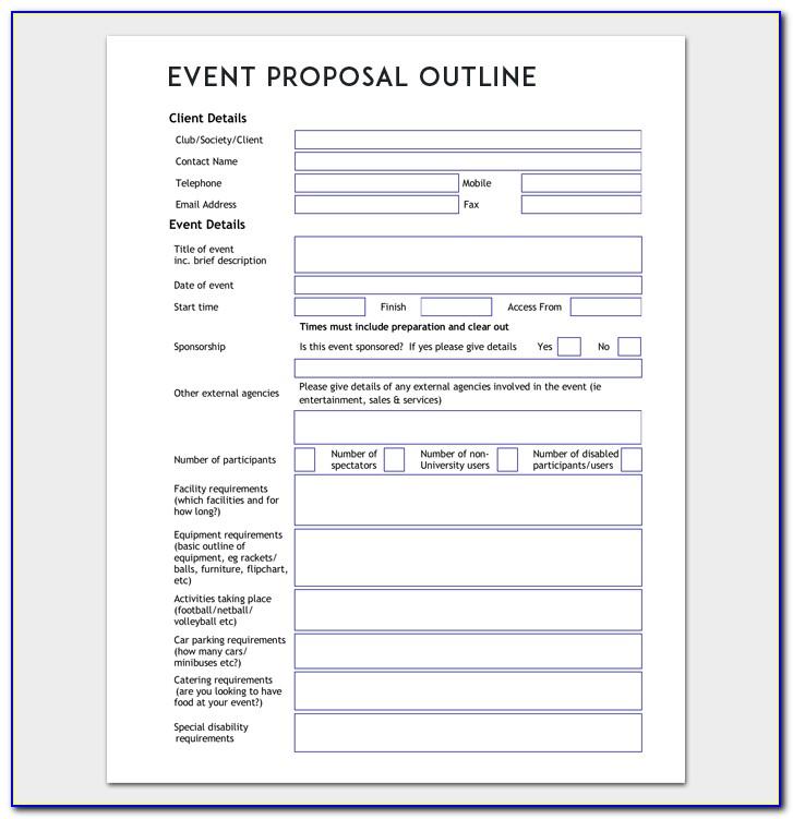Event Planning Proposal Template Ppt