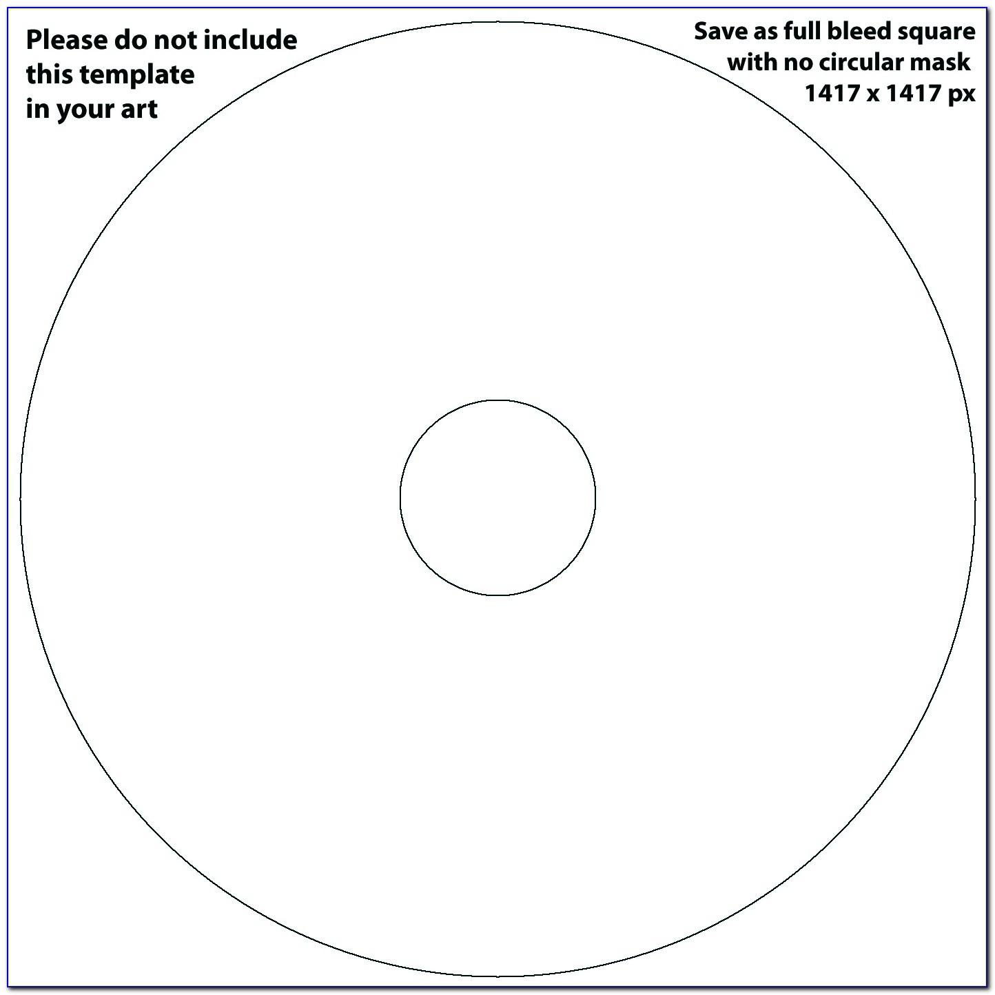 Free Cd Label Template Photoshop