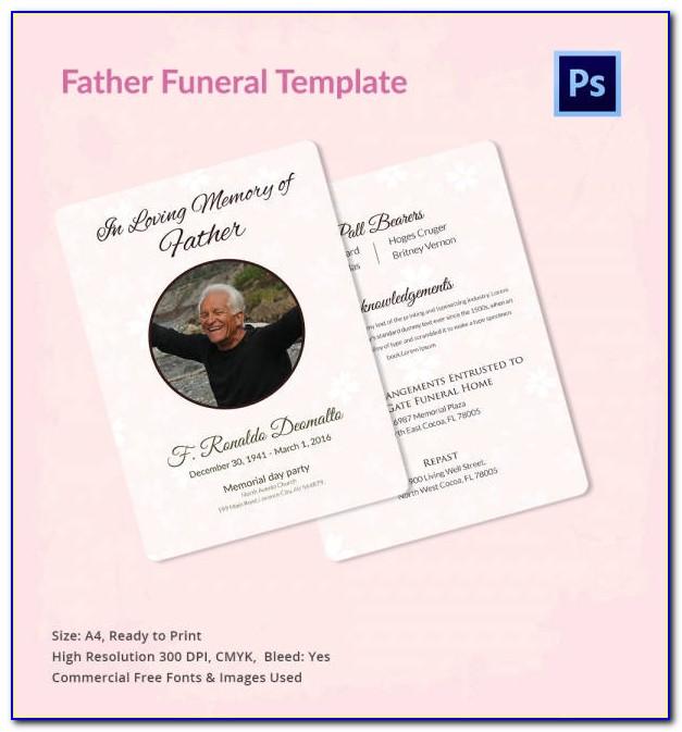 Free Funeral Reception Invitation Template