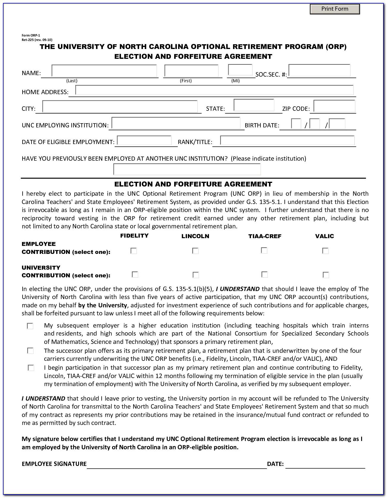 Free Separation Agreement Template Nc