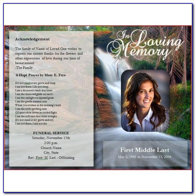 Funeral Brochure Templates Free Download