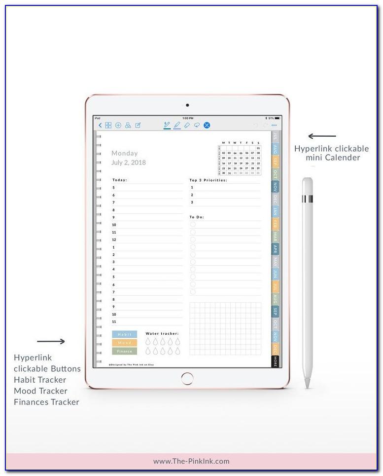 Goodnotes Planner Template Pdf