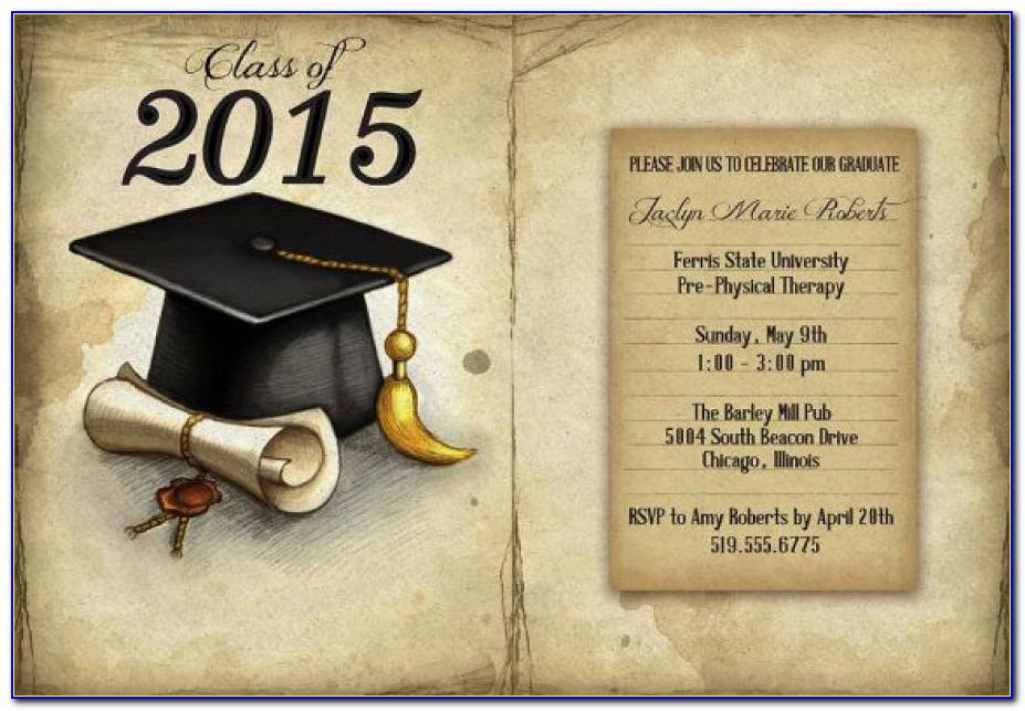 Graduation Invitation Maker Free Download