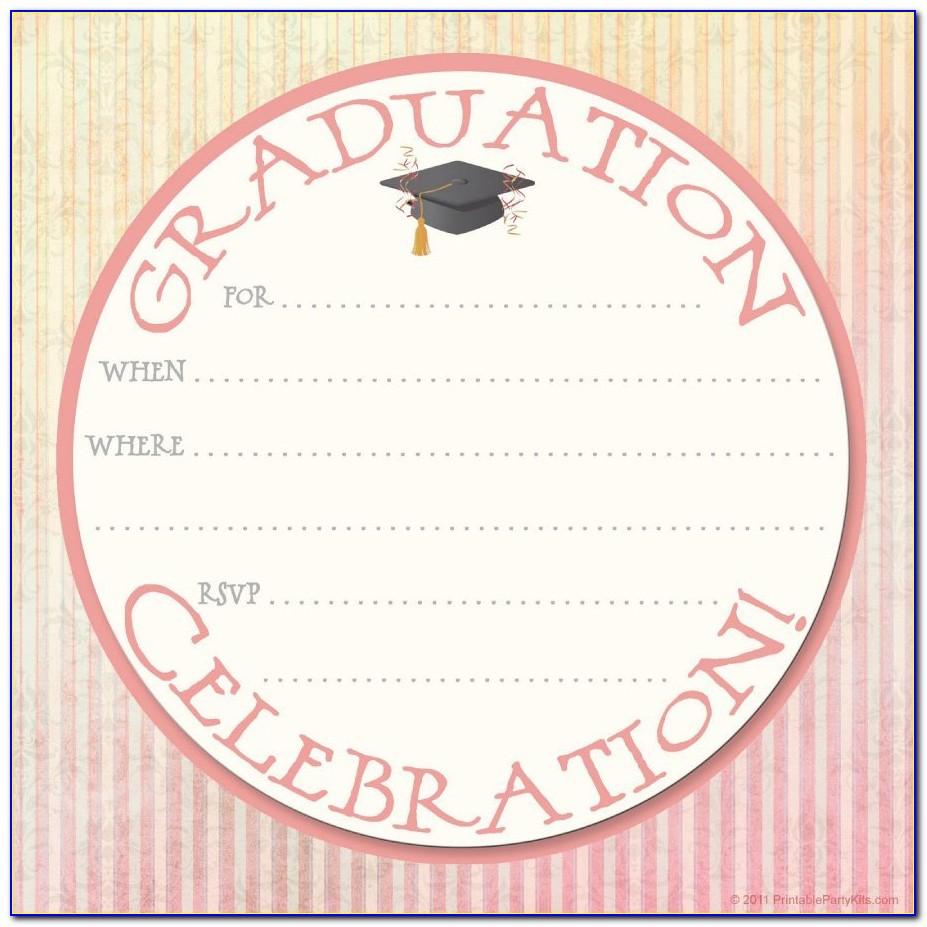 Graduation Invitation Templates Free Online