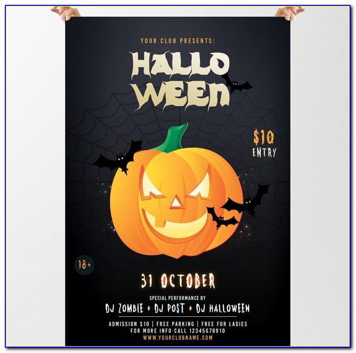 Halloween Party Flyer Template Free Word