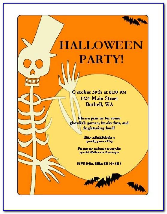 Halloween Party Flyer Template Psd Free