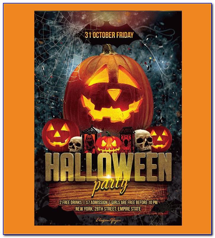 Halloween Party Flyer Template Word