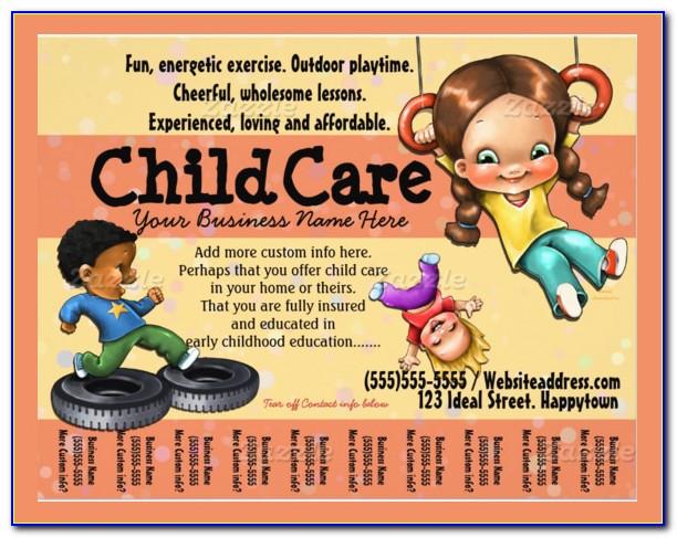 Home Daycare Flyer Templates