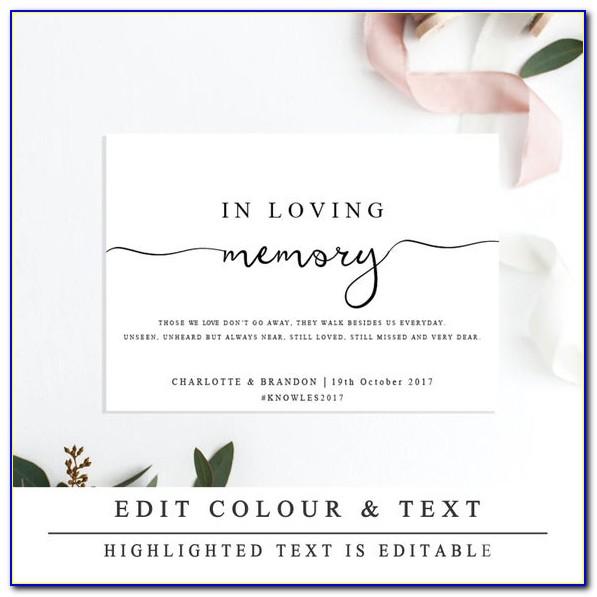 In Loving Memory Picture Templates